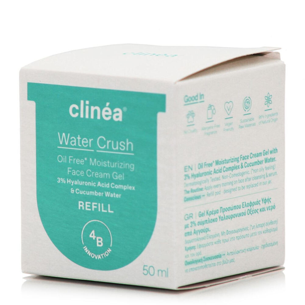 CLINEA - WATER CRUSH Oil-Free Moisturizing Face Cream Gel (refill) - 50ml